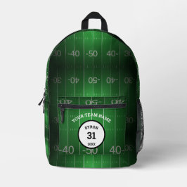 Gepersonaliseerd Football veld Bedrukte Rugzak