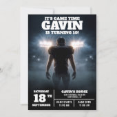 Gepersonaliseerd Football verjaardagsfeestje Kaart