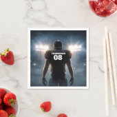 Gepersonaliseerd Football verjaardagsfeestje Servet (Insitu)