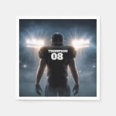 Gepersonaliseerd Football verjaardagsfeestje Servet (Voorkant)