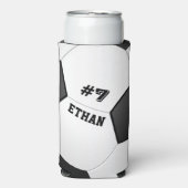 Gepersonaliseerd Football Voetbal Seltzer Blikjeskoeler (Seltzer Voorkant)