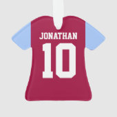 Gepersonaliseerd Football voetbal shirt Contrast s Ornament (achterkant)