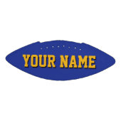 Gepersonaliseerd Football voor Mini BLUE EN GOLD (Paneel)