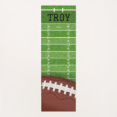 Gepersonaliseerd Football Yoga Mat (Voorkant)