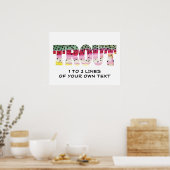 Gepersonaliseerd forel Gevist Poster (Keuken)