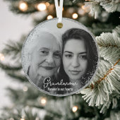 Gepersonaliseerd forever in ons hart Foto Memory Metalen Ornament