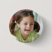 Gepersonaliseerd Foto Birthday Button (Voorkant)