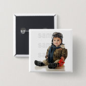 Gepersonaliseerd Foto Birthday Button (Voorkant /achterkant)