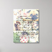 Gepersonaliseerd foto-bloem canvas afdruk (Voorkant)