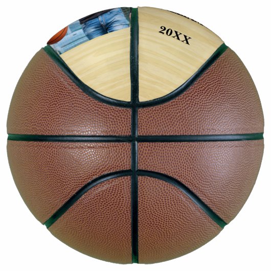 Gepersonaliseerd Foto en naamcadeau Basketbal (Rechts)