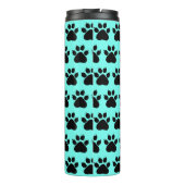 Gepersonaliseerd foto- en pootprint thermosbeker (Achterkant)