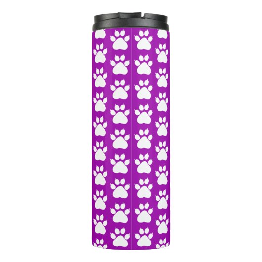 Gepersonaliseerd foto- en pootprint thermosbeker (Achterkant)