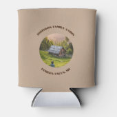 Gepersonaliseerd Foto en Tekst Koelbox Cabin Blikjeskoeler (Voorkant)