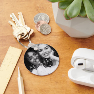 Gepersonaliseerd Foto Friends 4 Eva Sleutelhanger