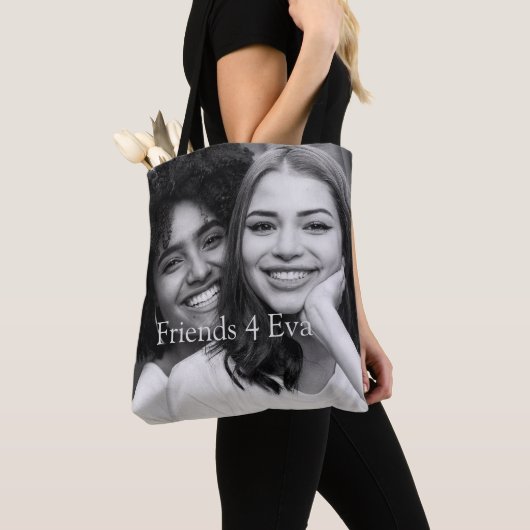 Gepersonaliseerd Foto Friends 4 Eva Tote Bag (Dichtbij)