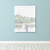 Gepersonaliseerd Foto Jubileum Wedding & Vows Canvas Afdruk (Insitu (Houten vloer))