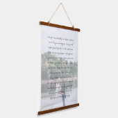 Gepersonaliseerd Foto Jubileum Wedding & Vows Hangend Wandkleed (Gebogen)