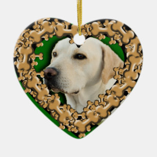 Gepersonaliseerd Foto met Dog Botten Ornament