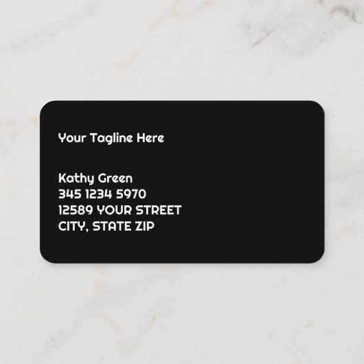 Gepersonaliseerd foto Nail Tech Visitekaartje (Achterkant)