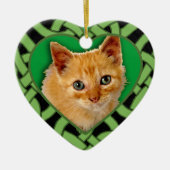 Gepersonaliseerd Foto op Heart Shaped Ornament (Voorkant)