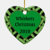 Gepersonaliseerd Foto op Heart Shaped Ornament (Achterkant)