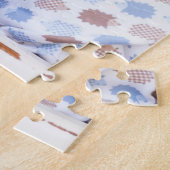 Gepersonaliseerd foto persoonlijk legpuzzel (Zijkant)