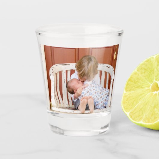 Gepersonaliseerd foto persoonlijk shot glas (Voorkant)