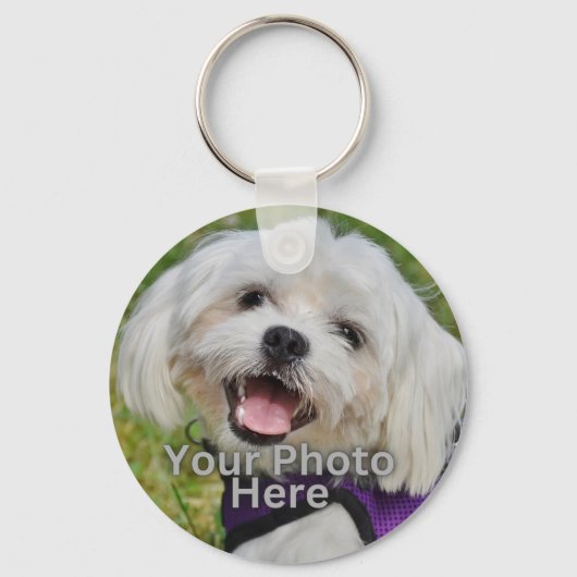 Gepersonaliseerd foto-Sleutelhanger Pet Sleutelhanger (Voorkant)