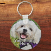 Gepersonaliseerd foto-Sleutelhanger Pet Sleutelhanger (Voorkant)