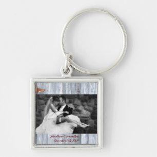 Gepersonaliseerd Foto Sleutelhanger White Wash Woo