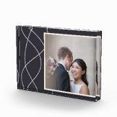 Gepersonaliseerd foto van Elegant Navy Blue (Rechts)