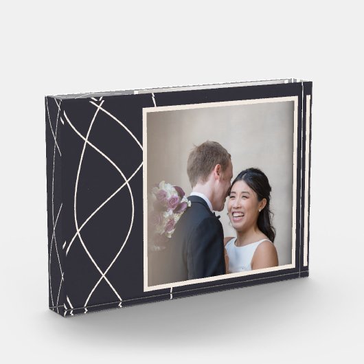 Gepersonaliseerd foto van Elegant Navy Blue (Links)