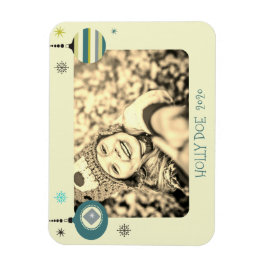 Gepersonaliseerd fotobericht voor kerstmis magneet