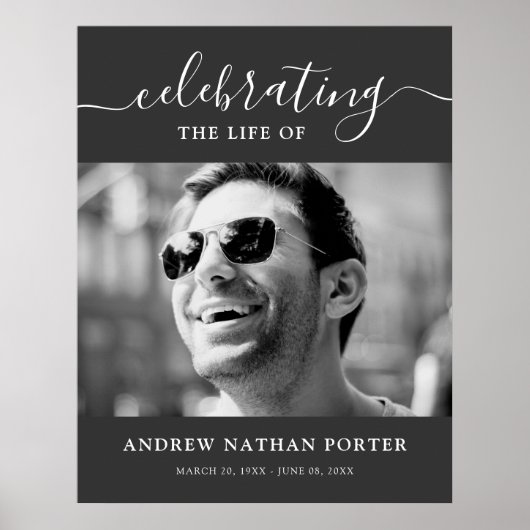 Gepersonaliseerd fotobetalinghuldebetoon  poster (Voorkant)