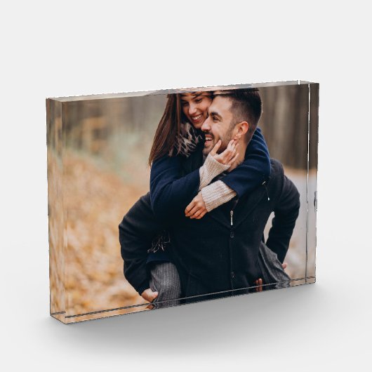 Gepersonaliseerd fotoblok acryl glas fotoblokK (Links)