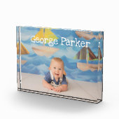 gepersonaliseerd fotoblok met naam (Rechts)