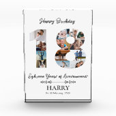 Gepersonaliseerd fotoblok voor 18e verjaardag (Voorkant)