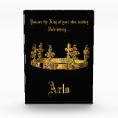  gepersonaliseerd fotoblok voor Crown Gift (Voorkant)