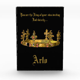  gepersonaliseerd fotoblok voor Crown Gift