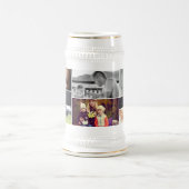 Gepersonaliseerd, Fotocollage Beer Stein Bierpul (Center)