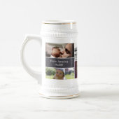 Gepersonaliseerd, Fotocollage Beer Stein Bierpul (Links)