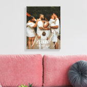 Gepersonaliseerd fotodoek voor het gezinsleven canvas afdruk (Insitu (Woonkamer))