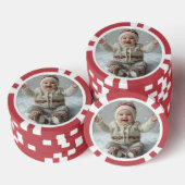 Gepersonaliseerd fotogeheugen poker chips (Opstapeling)