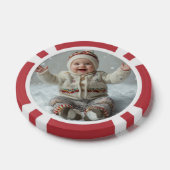 Gepersonaliseerd fotogeheugen poker chips (Enkel)