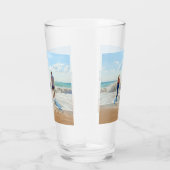 Gepersonaliseerd fotoglas met uw foto's glas (Rechts)