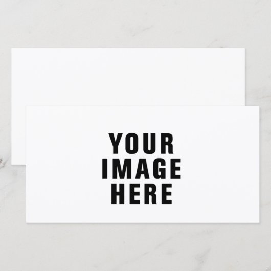 Gepersonaliseerd fotokaart (Voorkant / Achterkant)