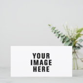 Gepersonaliseerd fotokaart (Staand voorkant)