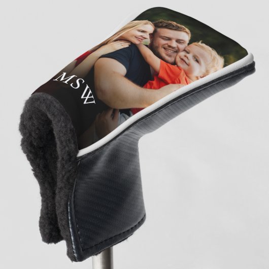 Gepersonaliseerd fotoMonogram Golfheadcover (3/4 voorkant)