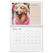 Gepersonaliseerd foto's Huisdieren met gevoerd not Kalender (Feb 2026)