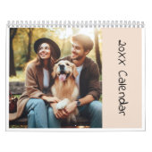 Gepersonaliseerd foto's Huisdieren met gevoerd not Kalender (Hoes)